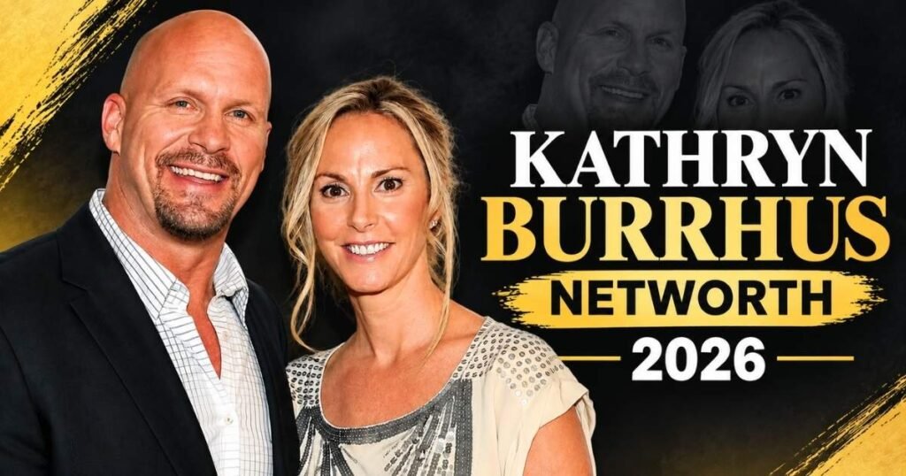 Kathryn Burrhus net worth 2026 featured image with Steve Austin