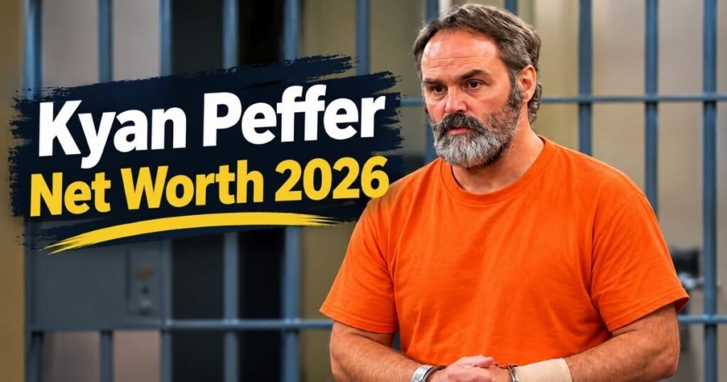 Kyan Peffer Net Worth 2026 featured image showing Kyan Peffer in an orange prison uniform inside a jail facility.